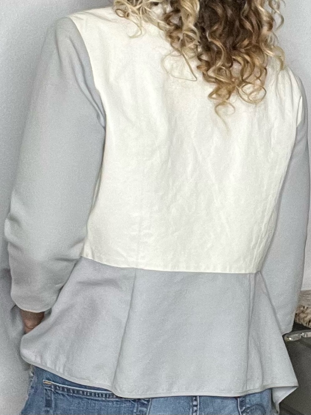 Karolina Zmarlak reversible drape jacket Sz large